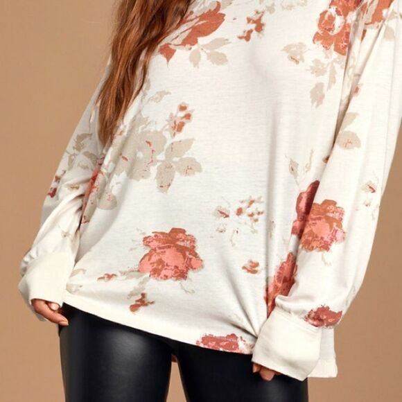 New Free People Floral Top - Picture 4 of 5